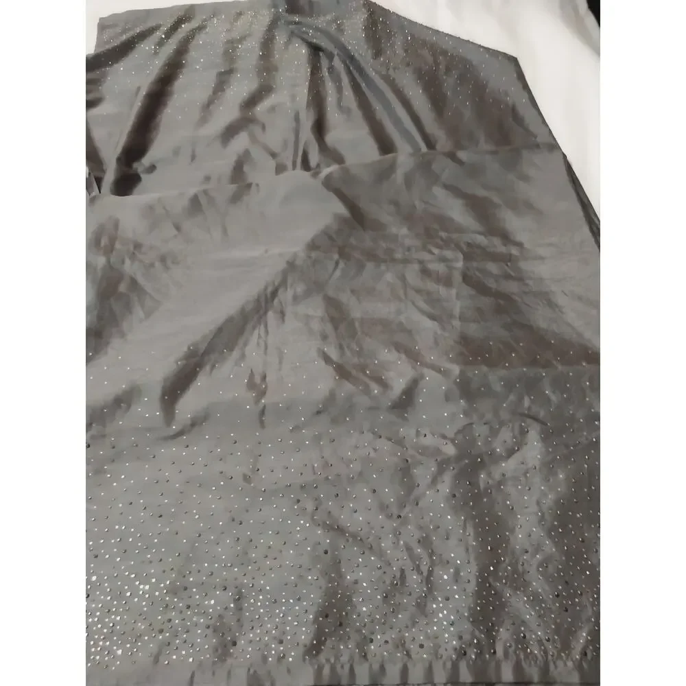 Gray Sequenced Shower Curtain 72x72